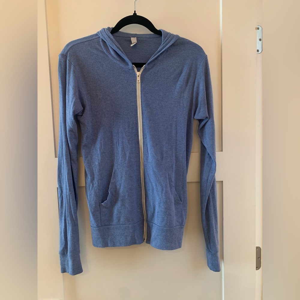 COPY - Canvas blue zip up small